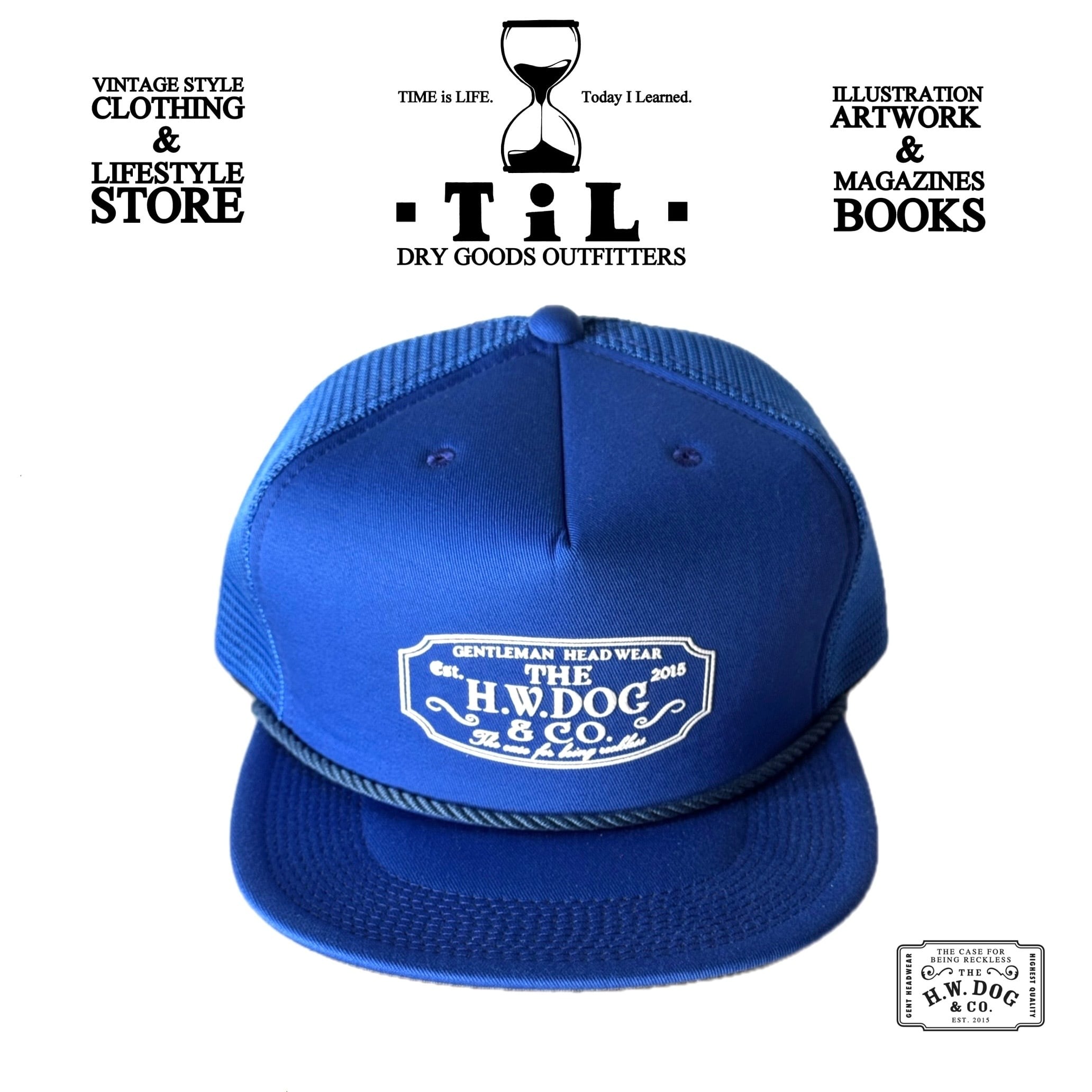 dog&co トラッカーキャップ TRUCKER CAP - Black – THE H.W.DOG&CO.