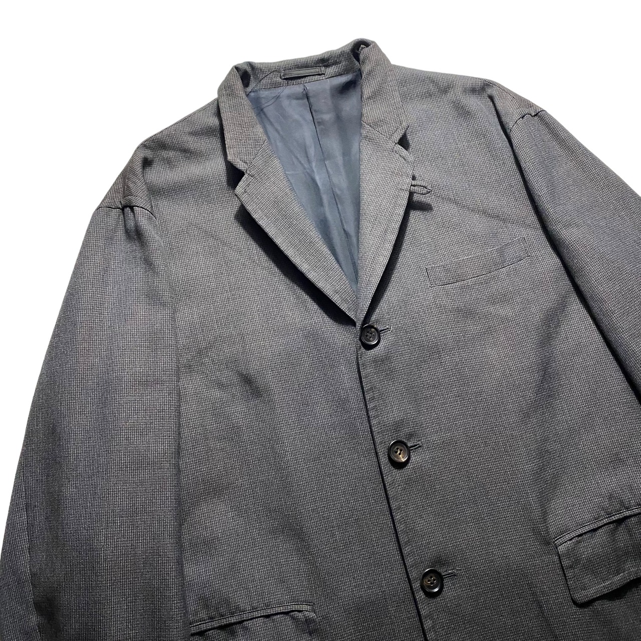 AD1994 COMME des GARCONS HOMME iridescent color oversized tailored coat