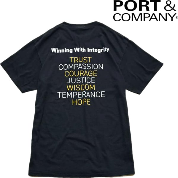 1点物◇USA製アメリカ軍US Army黒バックプリントTシャツ古着メンズXL