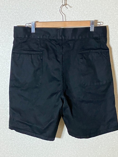 DEAD STOCK ITALIAN ARMY 70’S 2PLEATS CHINO SHORTS BLACK DYE 8