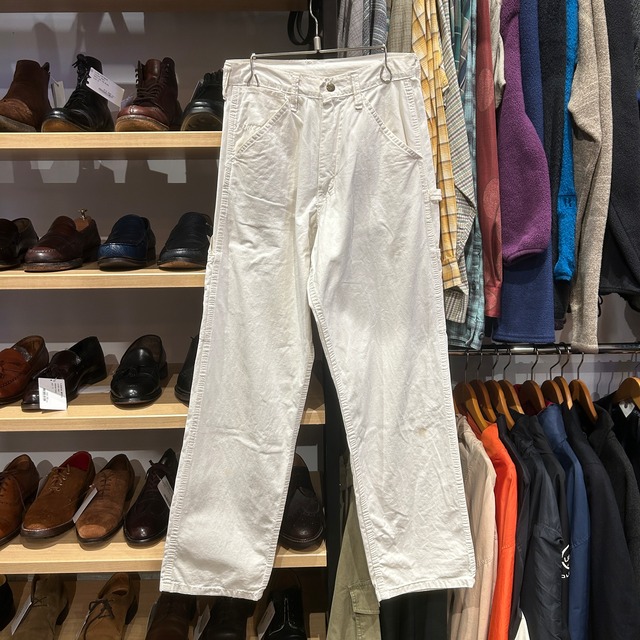 1970s SMITH'S COTTON PAINTER PANT WHITE