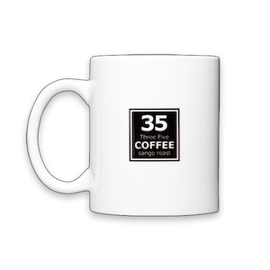 ３５マグカップ 01(黒ロゴ)