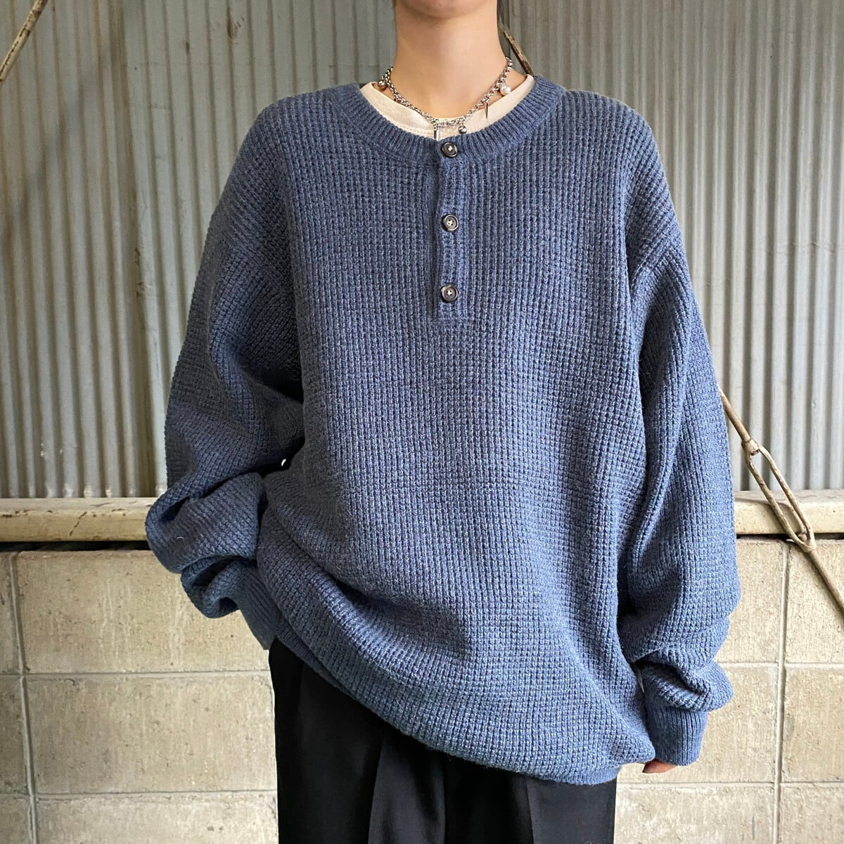 90s ? L.L.Bean 【すべてのアクアリウムの種類】 ヘンリーネック 