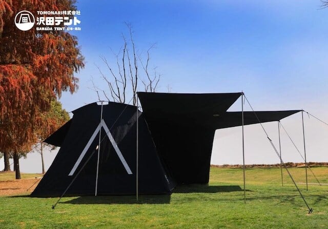 GWセール‼️沢田テント　限定ブラックバージョン②コディアック　スプリングバー 沢田テント 限定ブラック 4～6人用 | 沢田テント