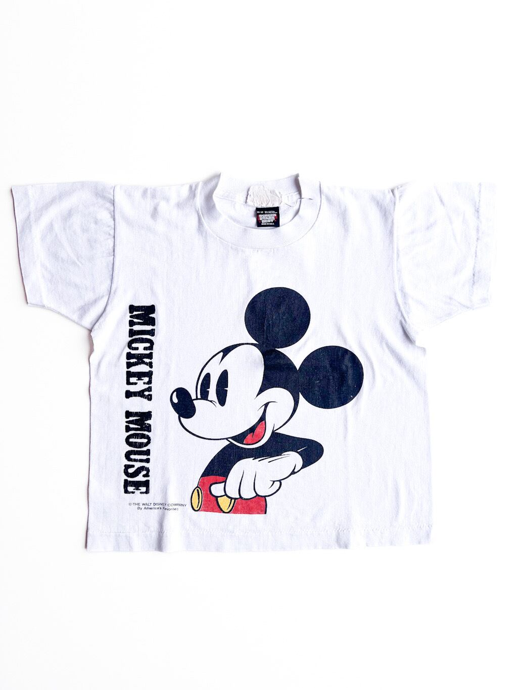【120cm】VINTAGE 90's ミッキー Tシャツ【10373】※