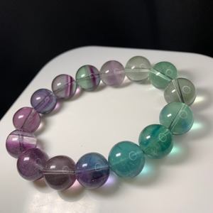 N.b171 グラデーションフローライトブレスレット