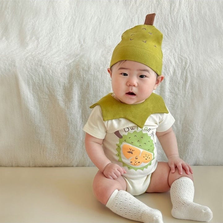 【BABY】ドリアンロンパース&帽子
