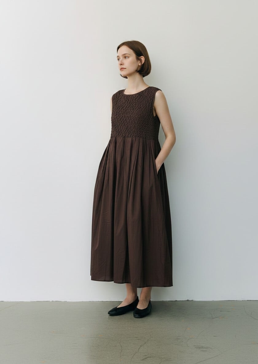 2026S/S ハンドスモッキングワンピース no.2622598 | BOOGIE-WOOGIE