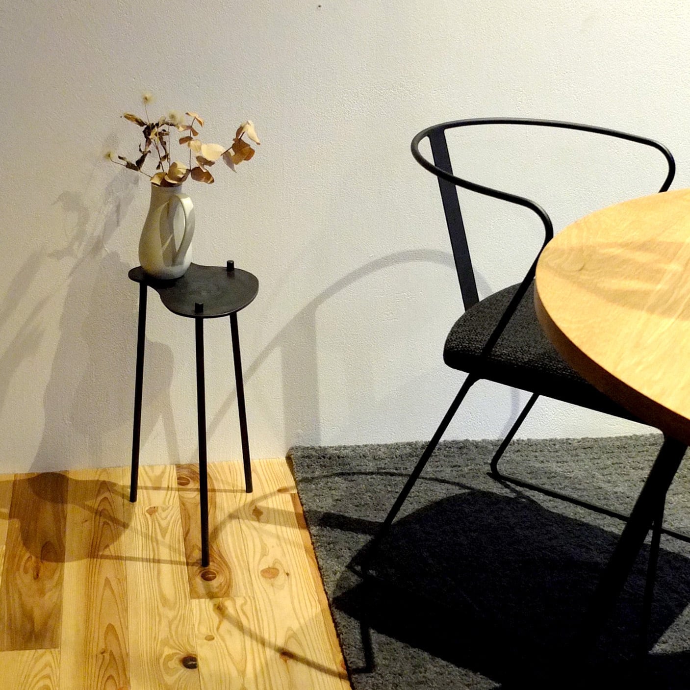 puddle 天然鉄を使った1点物のディスプレートレー 職人の手仕事 鉄製