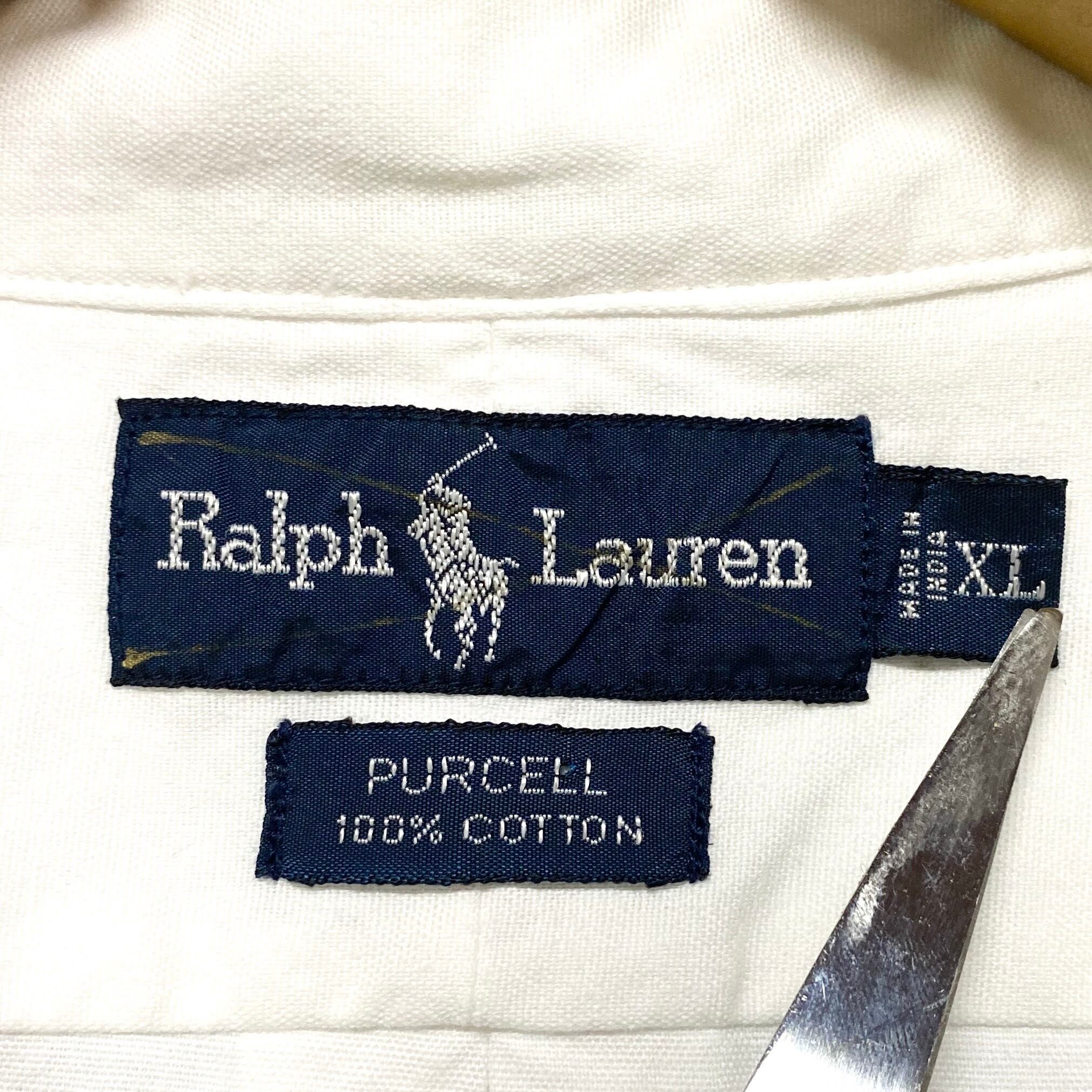 RALPH LAUREN ラルフローレン プルオーバー 無地 半袖ボタンダウン