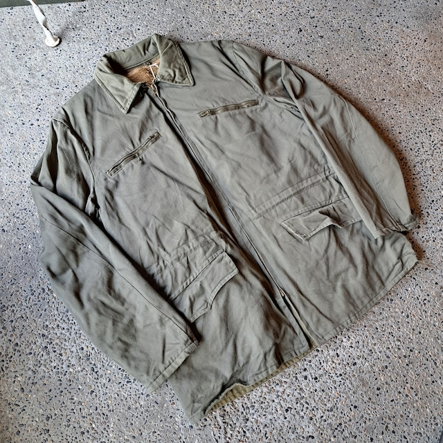 フランス製 ワークジャケット ボアベストライナー付き used [403059]
