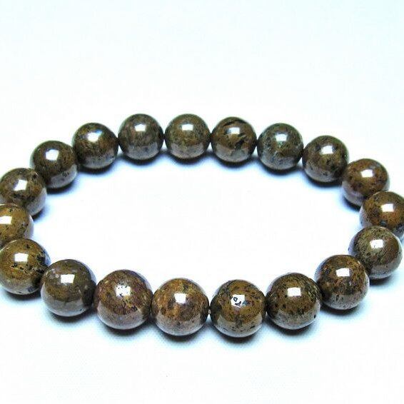 コンドライト ブレスレット サハラNWA869 隕石 11mm 一点物 199-856