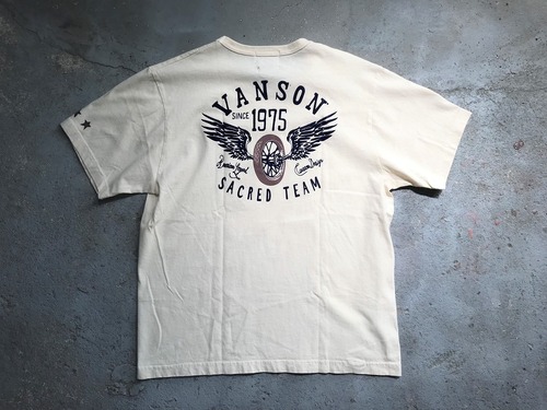 VANSON SACRED TEAM T-shirt MADE IN USA