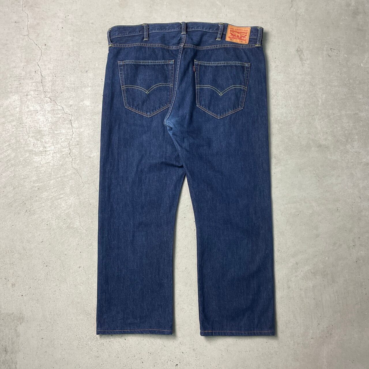 00年代 Levi's リーバイス 501 復刻 黒カンヌキ ストレート デニム