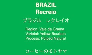 【ブラジル】　Recreio レクレイオ　☆中煎り　200g