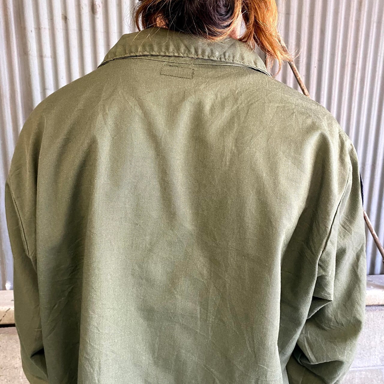 78年納品 70年代 U.S.ARMY 米軍実品 ワッペン付き ユーティリティ 