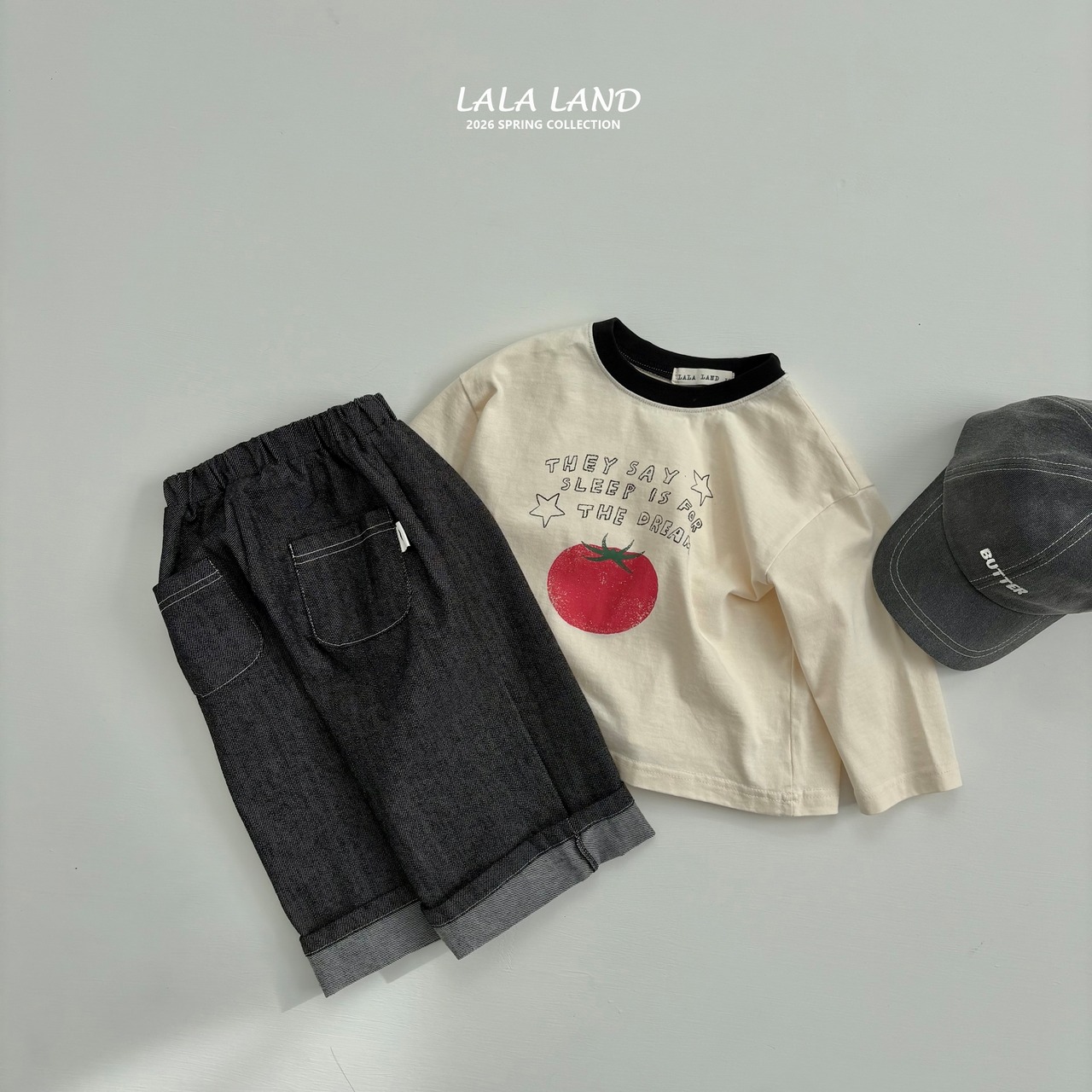 LALALNAD 26/SS (Kids)Tomato T-shirts