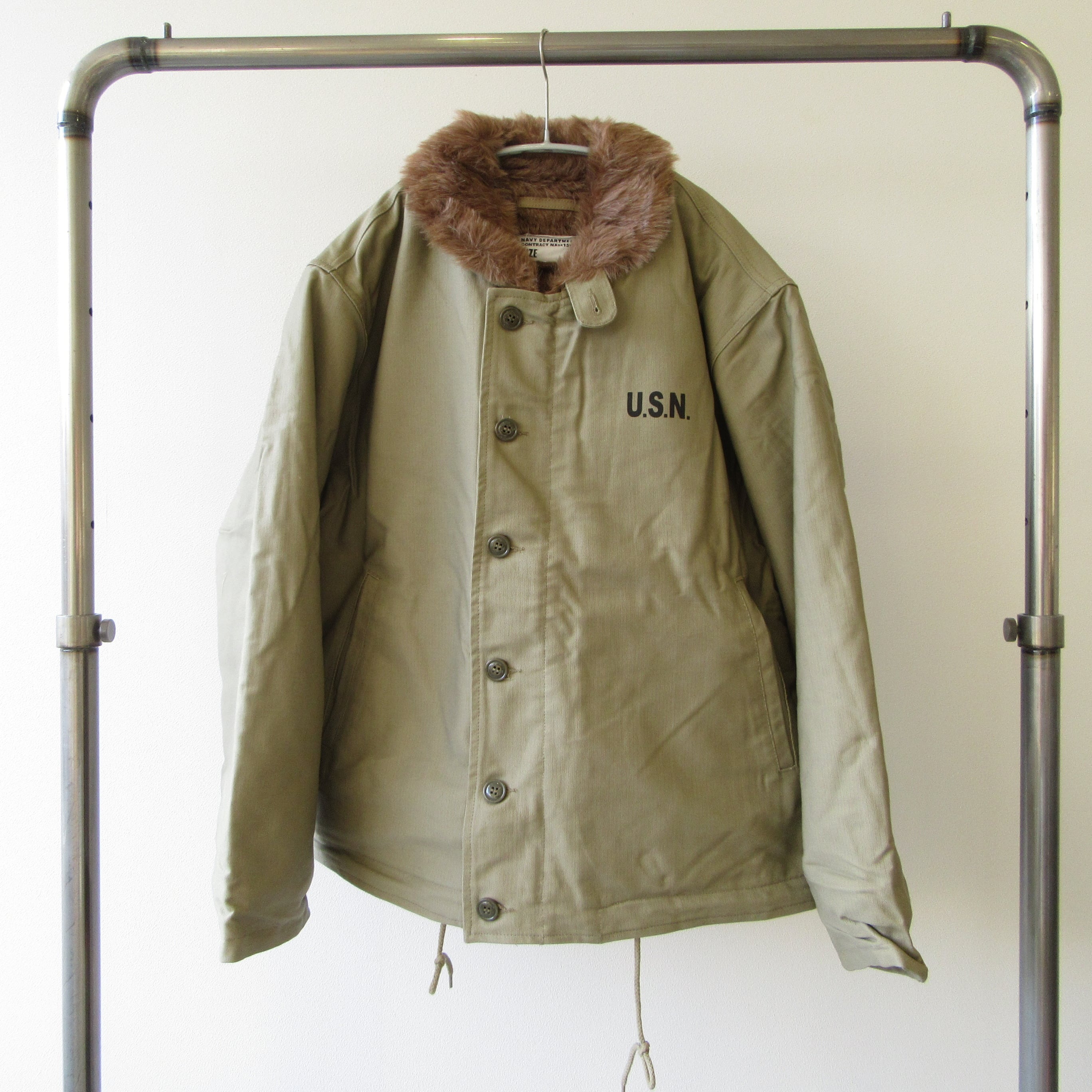 enセレクト N-1 デッキジャケット カーキ | セレクトショップen