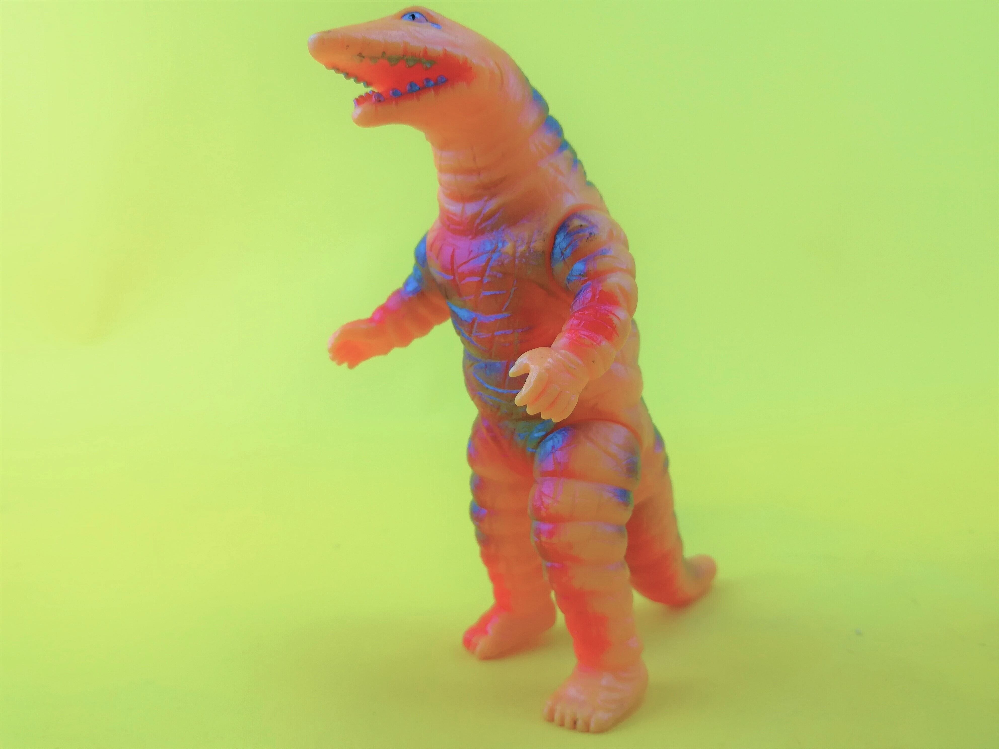 高級な高級なポピー製キングザウルスシリーズのジラースのソフビ 特撮