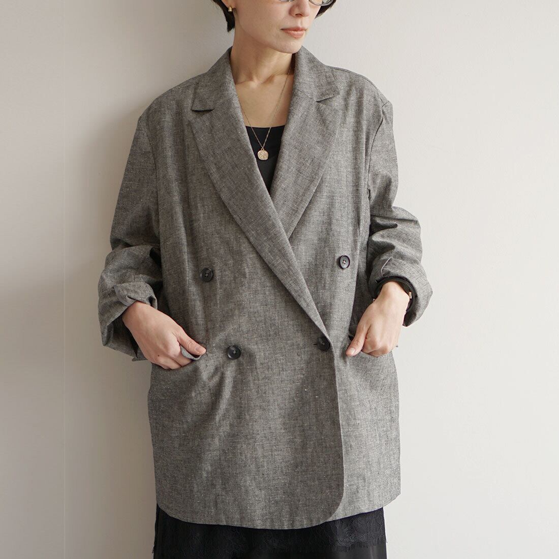 麻混ライトジャケット | FASHFREN/ファッシュフレン