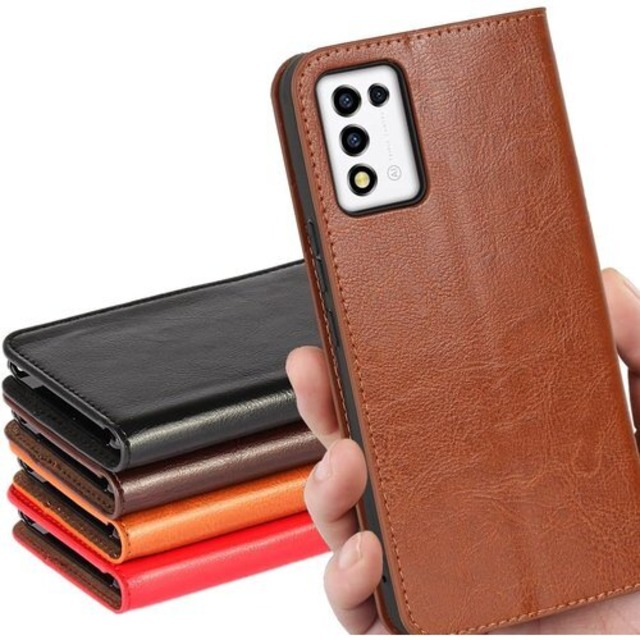 ZTE Libero 5G III ケース 手帳型 3 ケース libero5g3スマホケース A202ZT ケース 手帳型 リベロ5g III ワイモバイル libero5gIII ケース手帳型 Y!mobile リベロ 5GIII ケース カバー 手帳 libero5g3 ケース リベロ5g3 適用 case iCoverCase マグネットなし スタンド機能 光沢加工 牛革 レザー 財布型 カード入れ ライトブラウン 2043