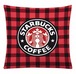 ✨大人気✨スタバ✨クッションカバー✨チェック柄レッド