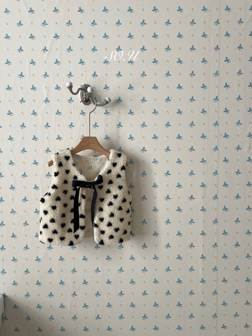 SO U［取寄］heart dumble vest 25winter