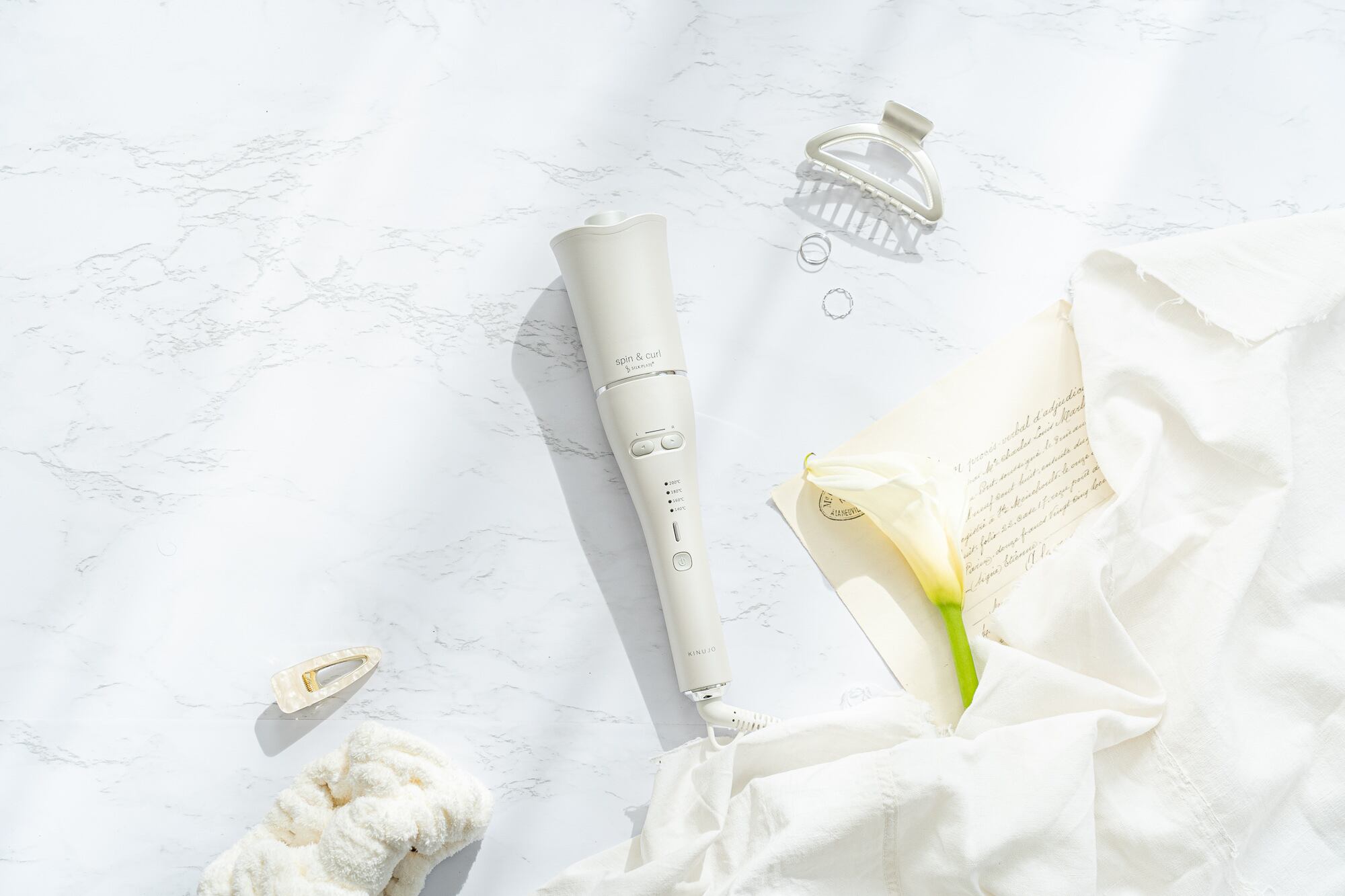 絹女　キヌージョ Kinujo spin&curl SILK PLATE 楽天市場】【正規販売店/メーカー保証1年間】 絹女 KINUJO キヌージョ