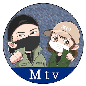 Mtvイラストステッカー2枚セット