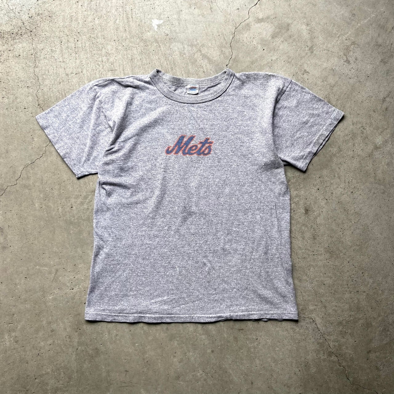 80年代 チャンピオン Champion トリコタグ MLB NEW YORK METS ニューヨークメッツ スポーツプリントTシャツ USA製 メンズM ヴィンテージ /eaa337586