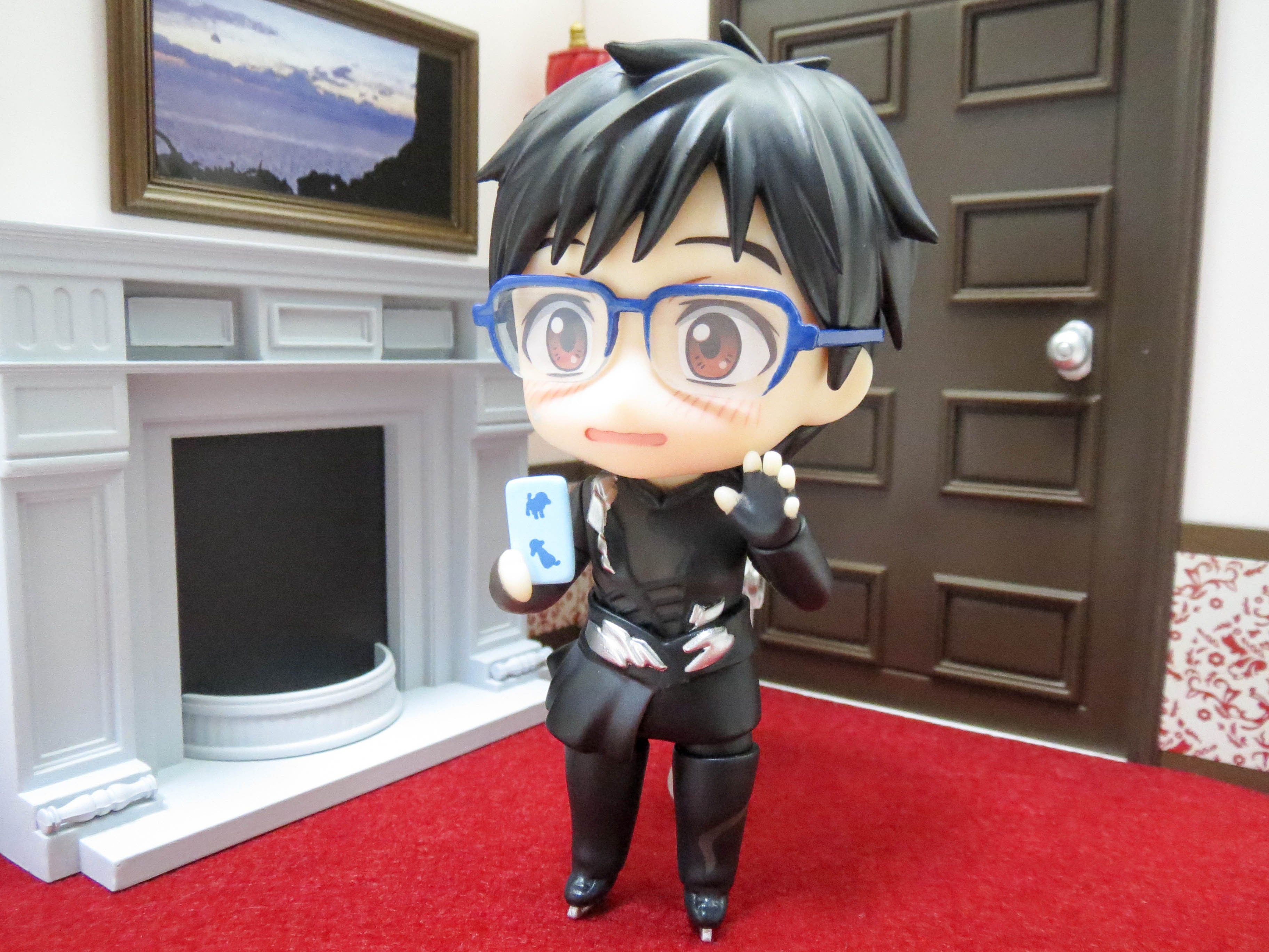 再入荷【736】 勝生勇利 顔パーツ テレ顔 ねんどろいど | ホビー通販