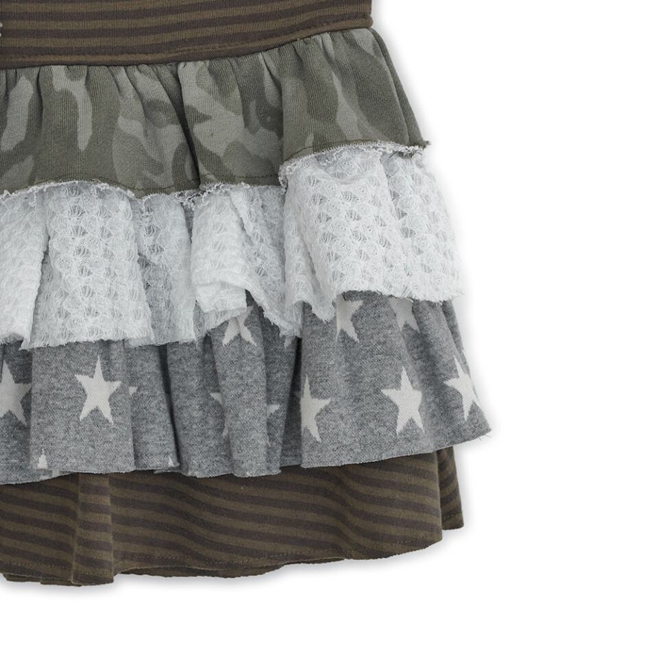 ☆TWICE チェヨン 着用！！【HUG YOUR SKIN】KangKang Layered Skirt