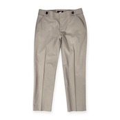 BURBERRY LONDON バーバリー ストレッチ クロップドパンツ 36 /ライトベージュ/レディース/日本製