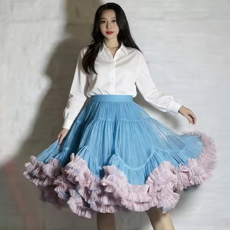 フラワーチュールスカート（一ヶ月程でお届け） | milkyfleur