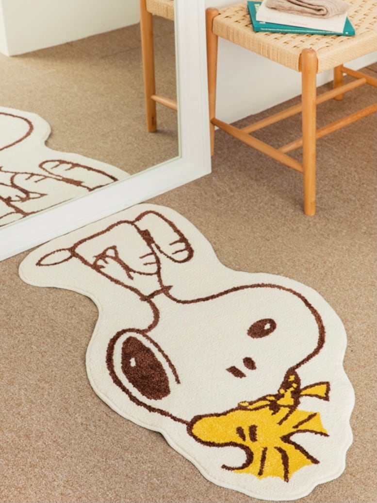 ウッドストック　ラグ 韓国限定】peanuts snoopy woodstock rug / スヌーピー ウッドストック