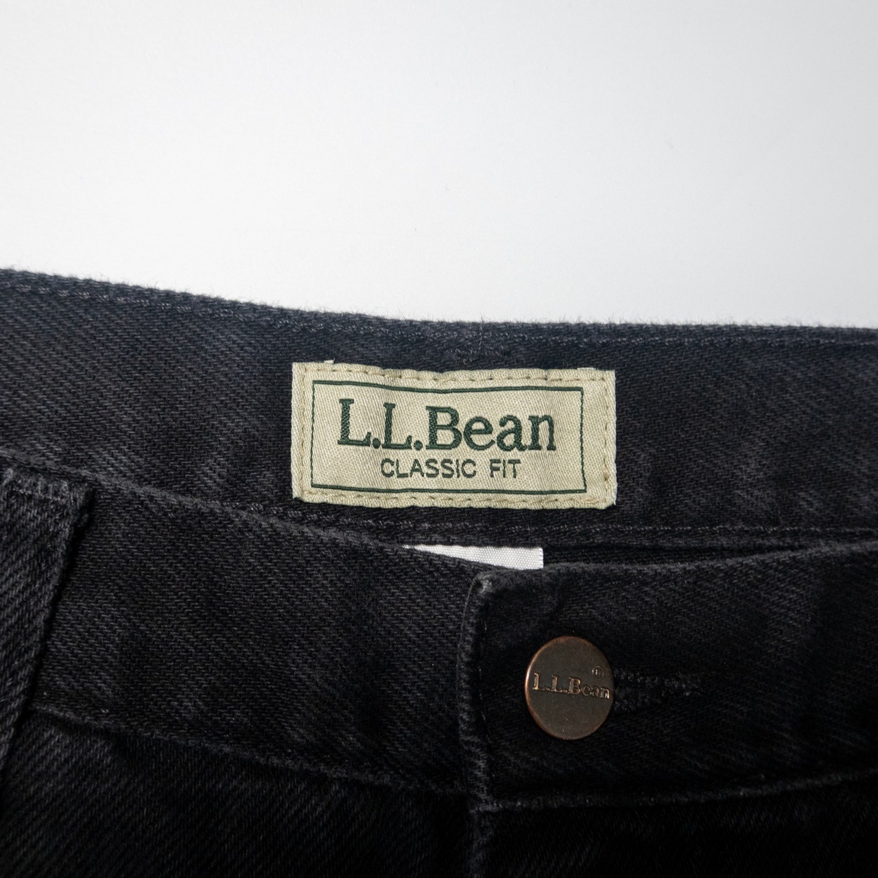 L.L.BEAN black denim