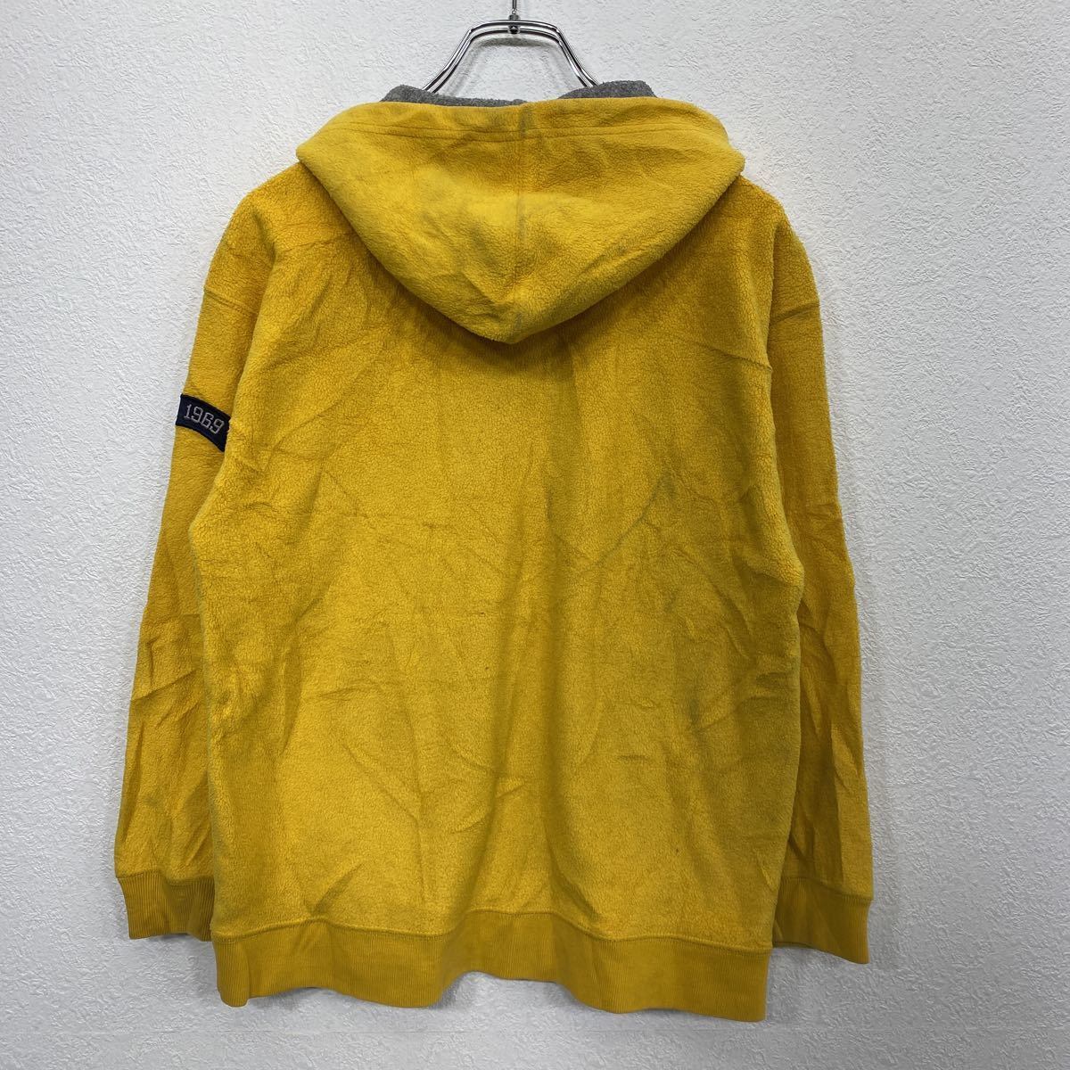 GAP スウェットパーカー キッズ XL イエロー ギャップ ロゴスウェット