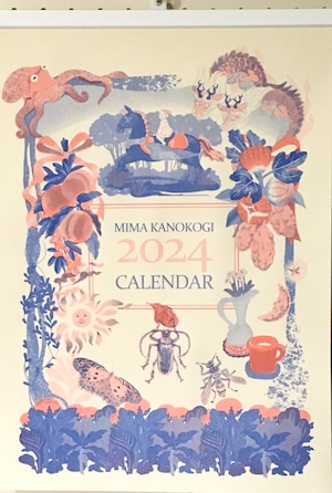 【鹿子木 美】「Mima Kanokogi 2024 CALENDAR」製本あり