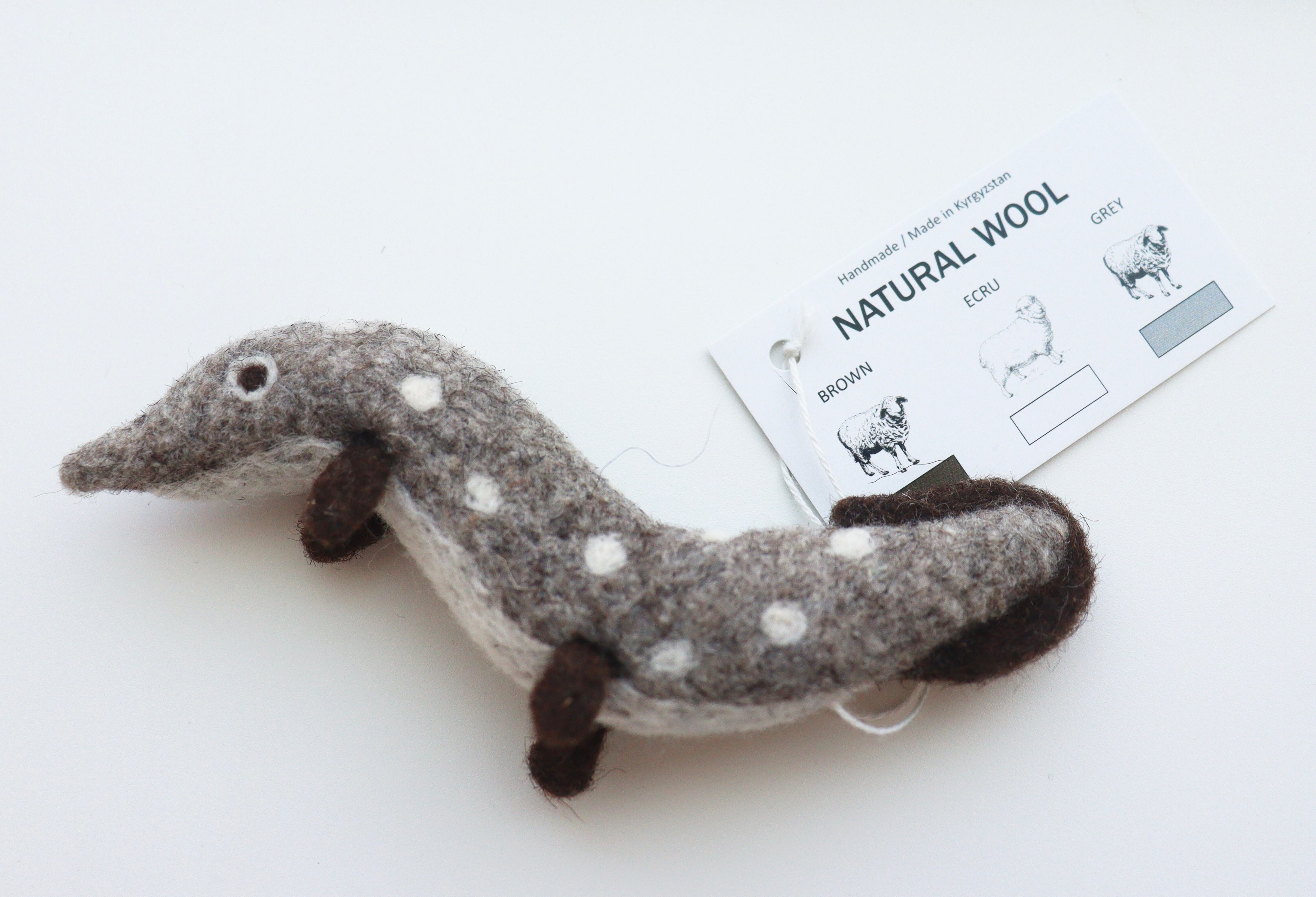 フェルト動物シリーズ ブローチ UNAGI