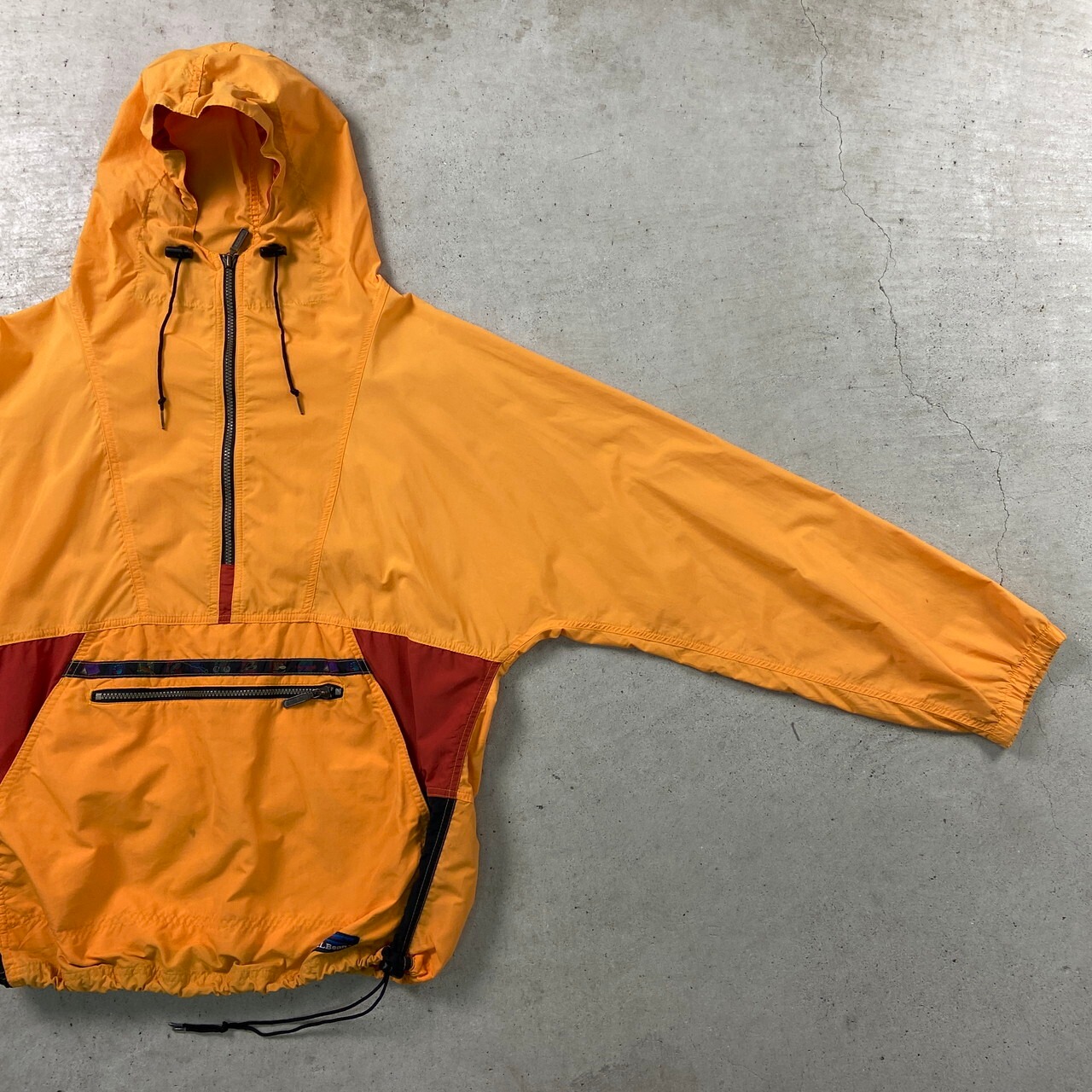 90年代 L.L.Bean エルエルビーン チロリアンテープ ナイロンアノラック 