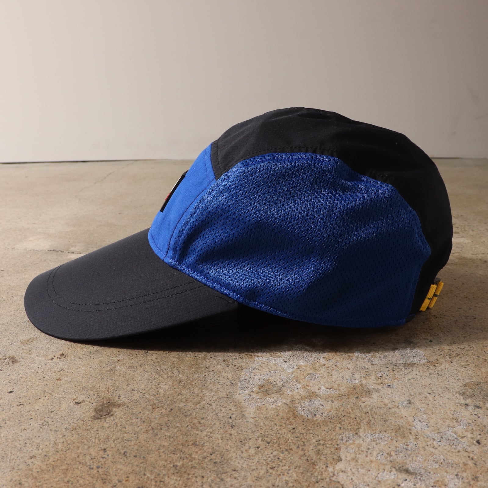 極美品 Polo Sport 5パネル ロングビルキャップ ポロスポーツ 青 