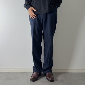 80s Levi's ACTION SLACKS NAVY "made in USA"  [W34.5L29.5相当] 古着