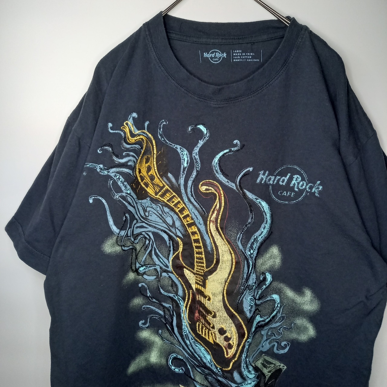 90s　HARD ROCK CAFE　半袖　プリントTシャツ　バンドT　L