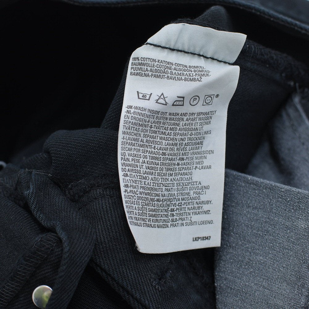 00s トルコ製 Levi's501-0165 ユーロリーバイス 後染め ブラック