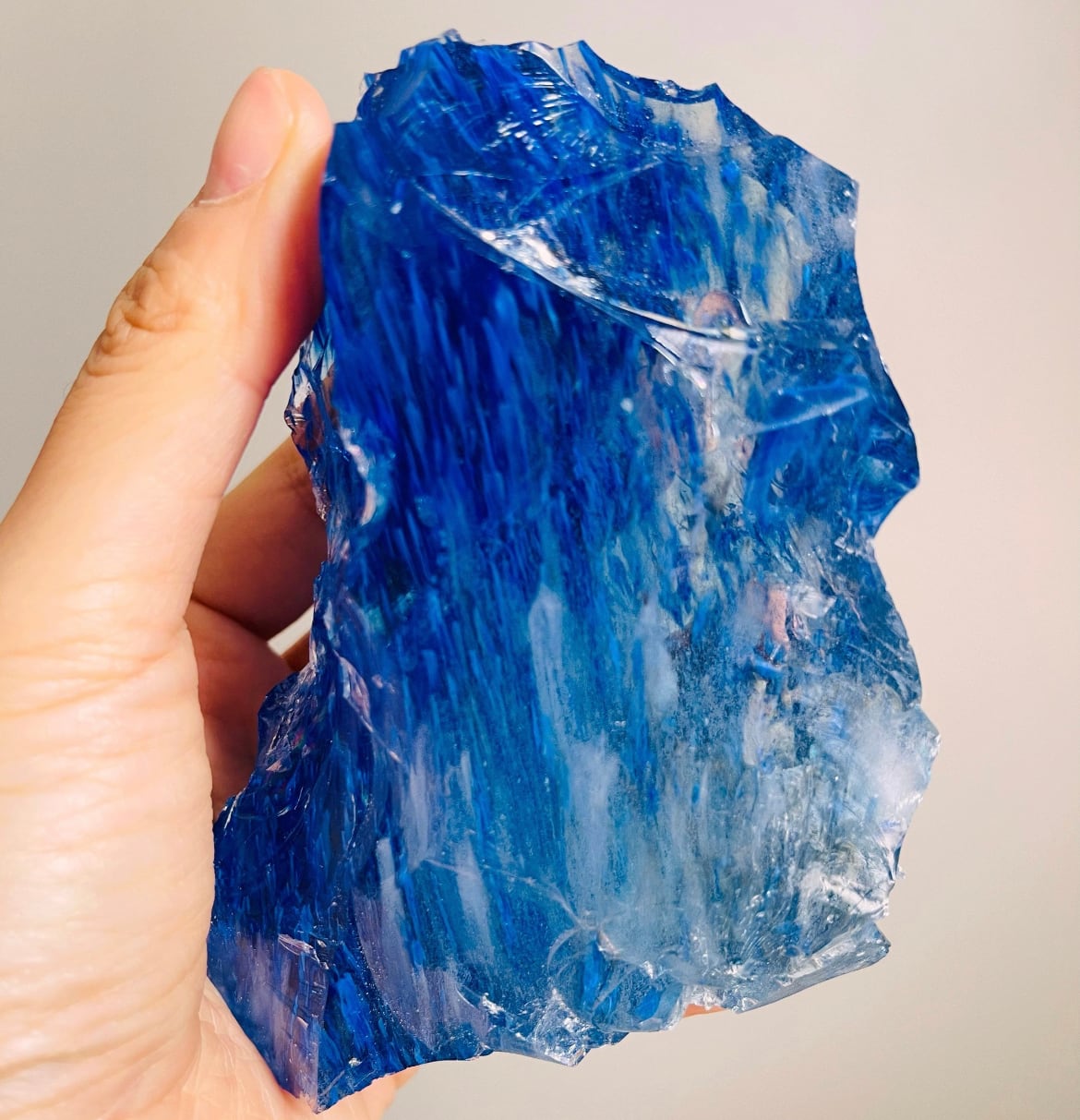 虹入り!シエラネバダ産 アンダラクリスタル原石 ブルーレイスターシード