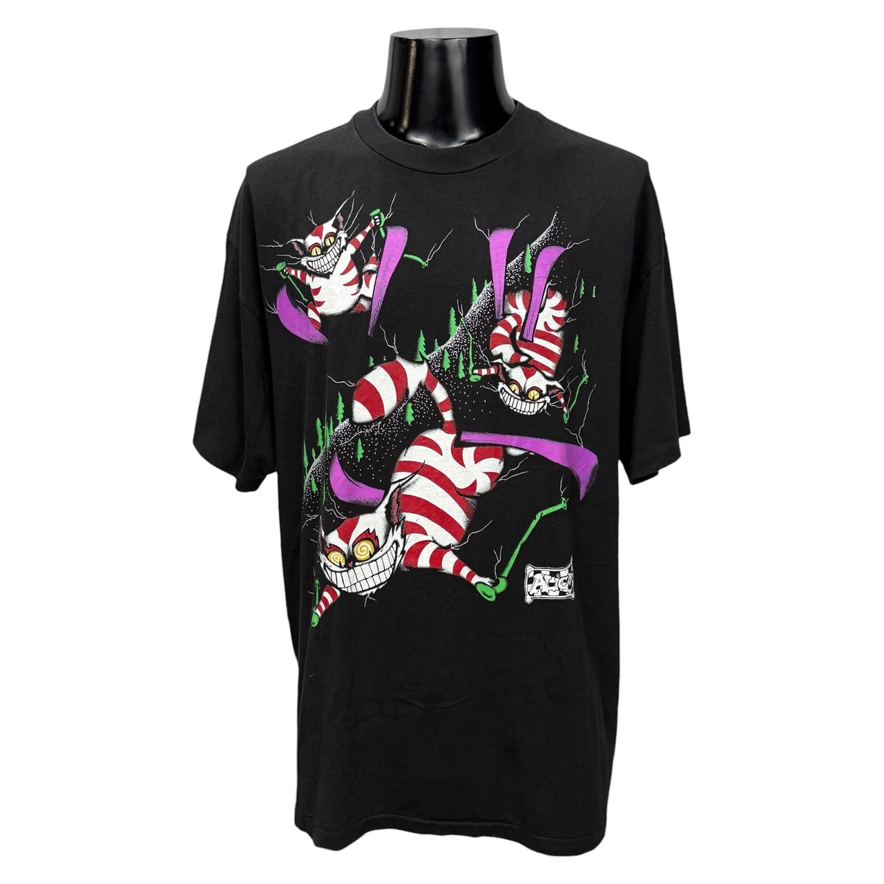 【ALICE IN WONDERLAND】アリスインワンダーランド"CHESHIRE CAT" 90's Vintage Tシャツ