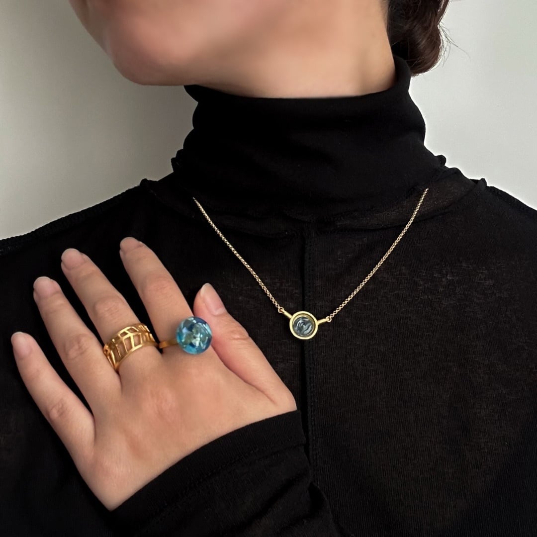 ガウディの指輪 ガウディ リング カサ・バトリョ drop ゴールド | hmm, by 東京