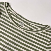 45rpm フォーティファイブアールピーエム ボーダー 長袖 Tシャツ カットソー 1/グリーン×ホワイト レディース