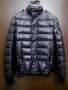 美品◆DIOR HOMME ディオールオム アビエイター ダウン ジャケット ブルゾン 黒 44◆ エディ期のディオールオムを代表するスリムなダウン♪