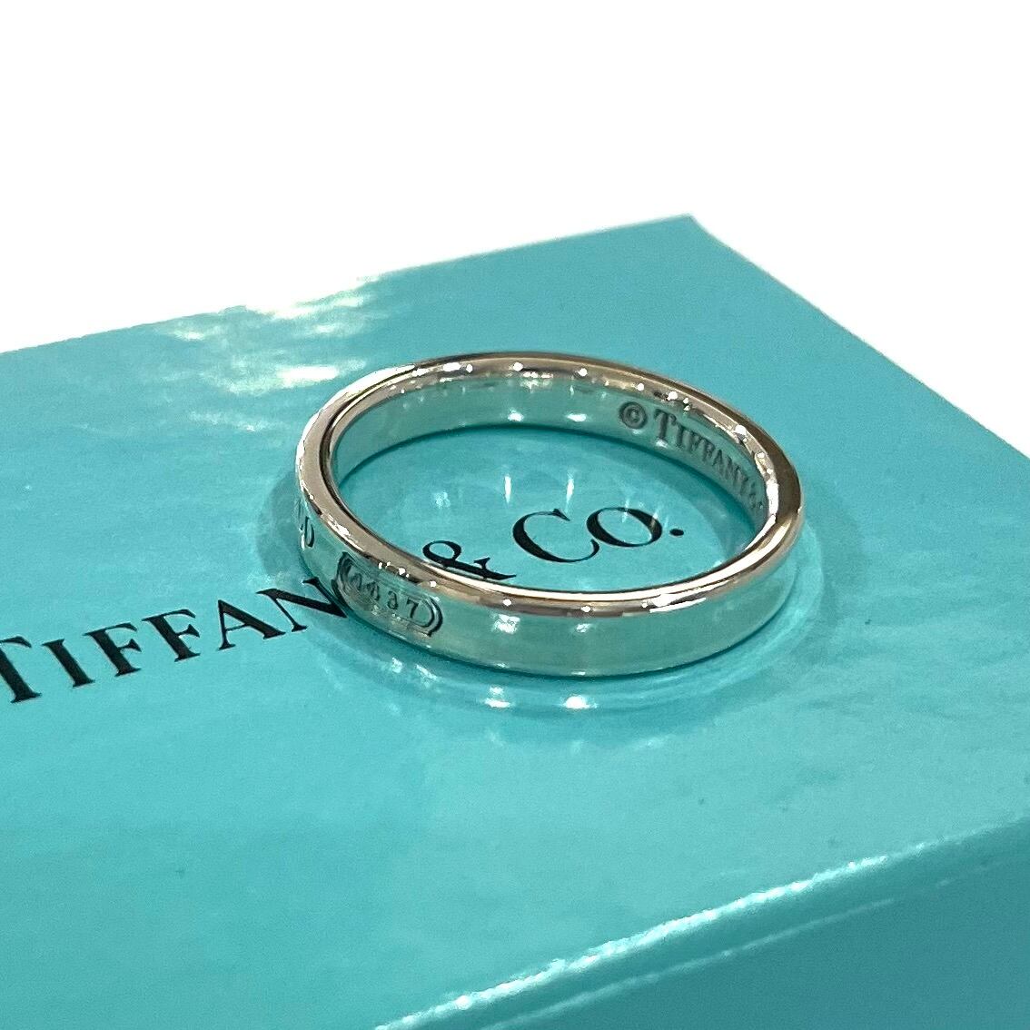 TIFFANY&CO】 【21号 】2388 細T&CO ナローシルバー925ヴィンテージ